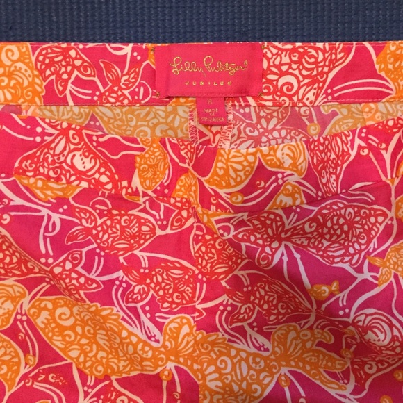 Lilly Pulitzer light cotton wide leg pants - Picture 5 of 7